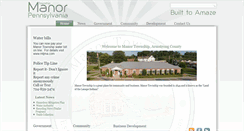 Desktop Screenshot of manortownshippa.com